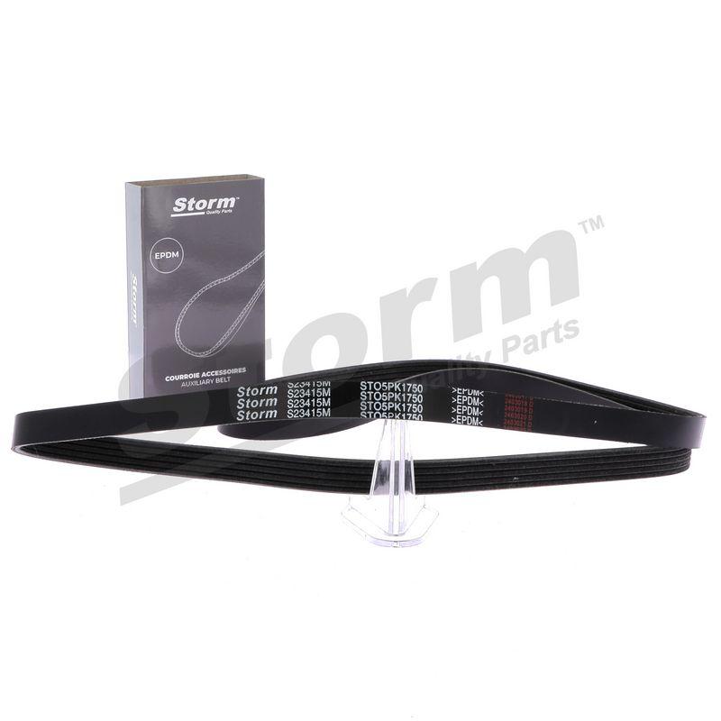 Courroie trapézoïdale à nervures STORM QUALITY PARTS STO5PK1750