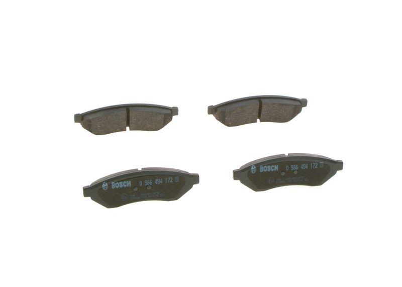 Kit de plaquettes de frein, frein à disque BOSCH 0 986 494 172