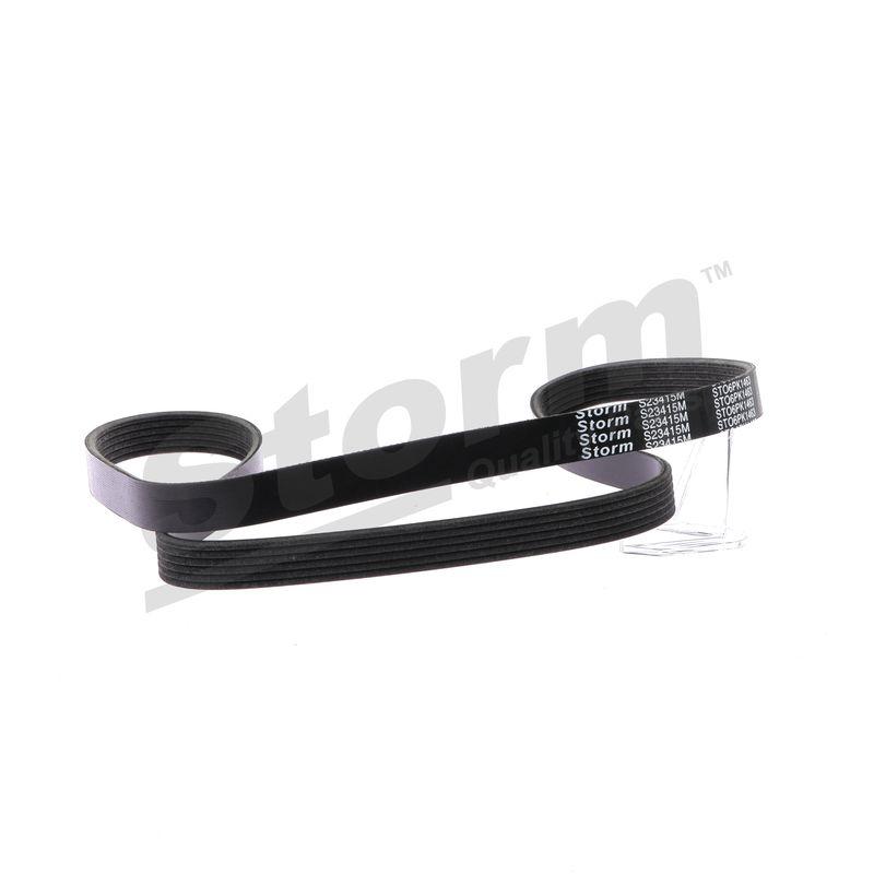 Courroie trapézoïdale à nervures STORM QUALITY PARTS STO6PK1463