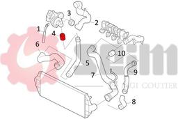 Gaine de suralimentation SEIM 981143