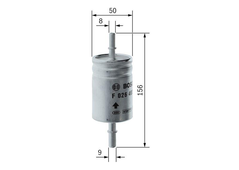 Filtre à carburant BOSCH F 026 403 037