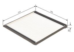 Filtre, air de l'habitacle BOSCH 1 987 432 021