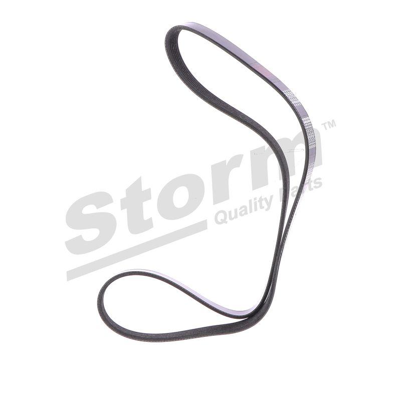 Courroie trapézoïdale à nervures STORM QUALITY PARTS STO6PK1153