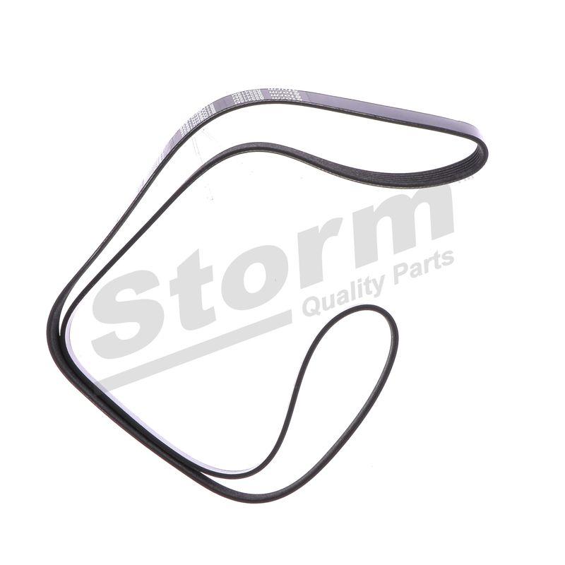 Courroie trapézoïdale à nervures STORM QUALITY PARTS STO6PK1638