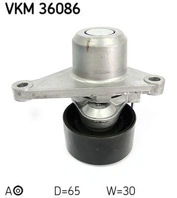 Tendeur de courroie, courroie trapézoïdale à nervures SKF VKM 36086