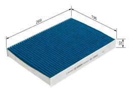 Filtre, air de l'habitacle BOSCH 0986628587