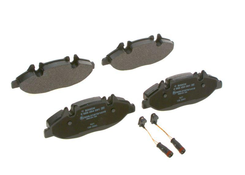 Kit de plaquettes de frein, frein à disque BOSCH 0 986 494 081