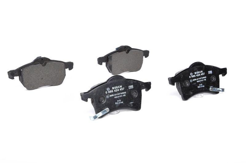 Kit de plaquettes de frein, frein à disque BOSCH 0 986 424 457