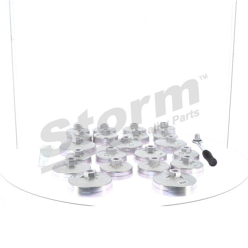 Kit clé coiffe pour filtre à huile STORM QUALITY PARTS 555509