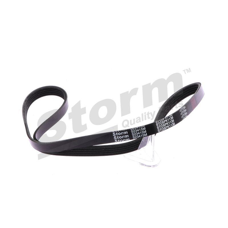 Courroie trapézoïdale à nervures STORM QUALITY PARTS STO5PK1138