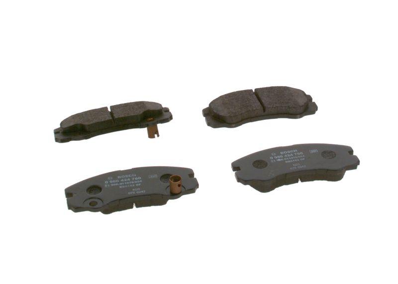 Kit de plaquettes de frein, frein à disque BOSCH 0 986 424 760