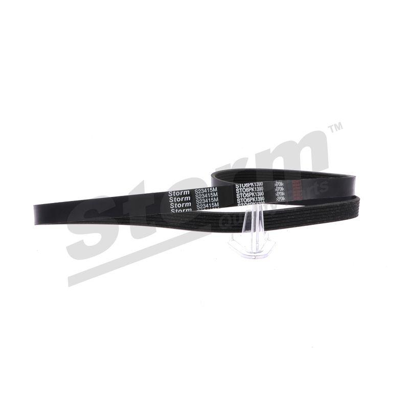 Courroie trapézoïdale à nervures STORM QUALITY PARTS STO6PK1390