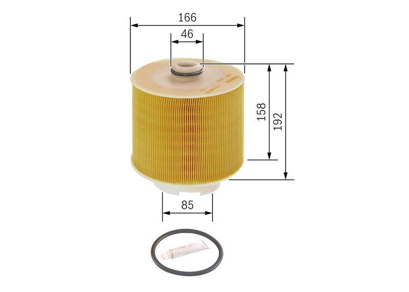 Filtre à air BOSCH F 026 400 198
