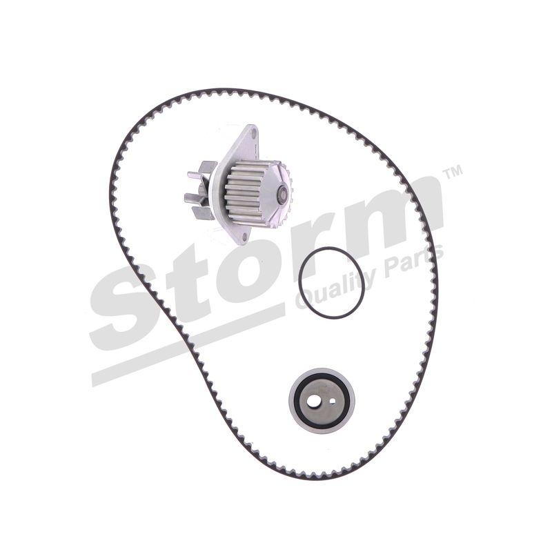Pompe à eau + kit de courroie crantée STORM QUALITY PARTS 5550107KP