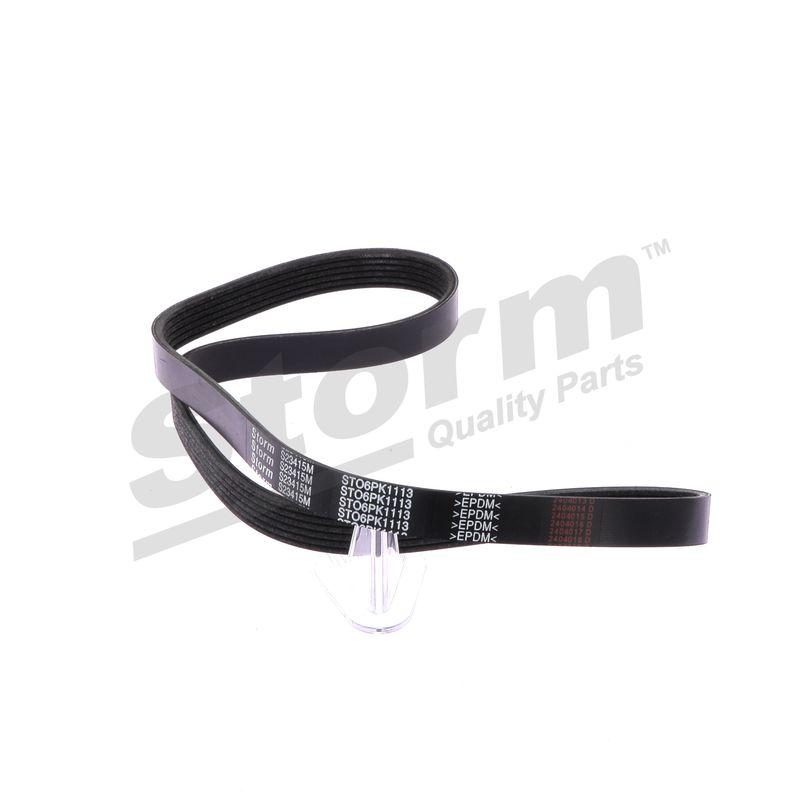 Courroie trapézoïdale à nervures STORM QUALITY PARTS STO6PK1113