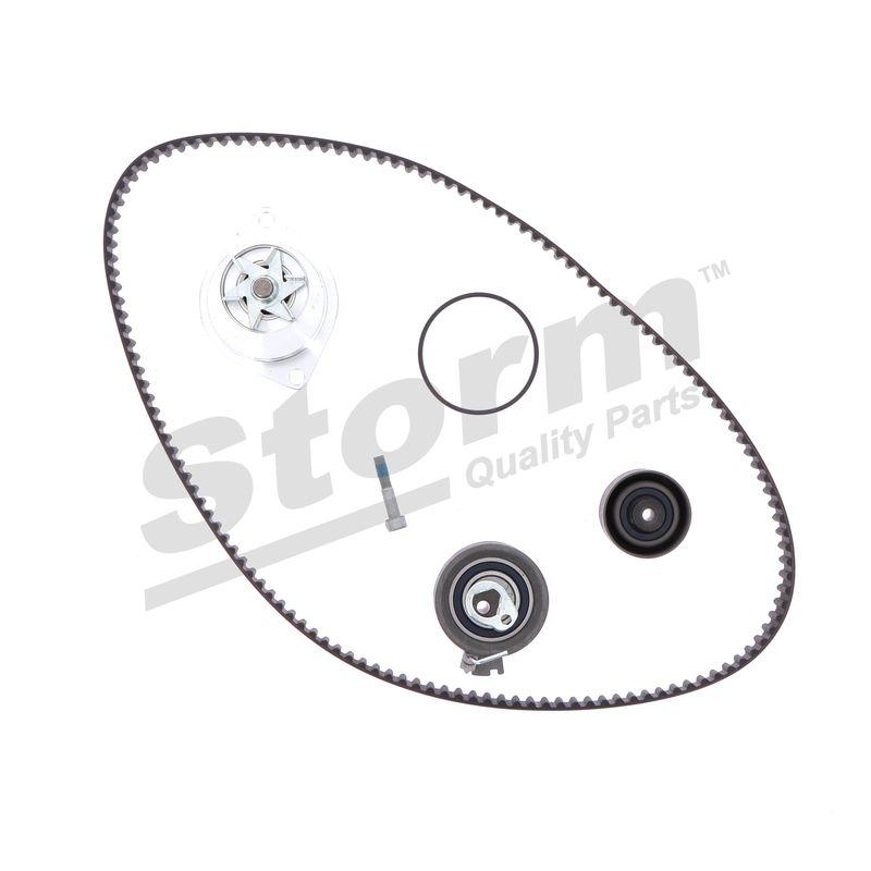 Pompe à eau + kit de courroie crantée STORM QUALITY PARTS 904470KP