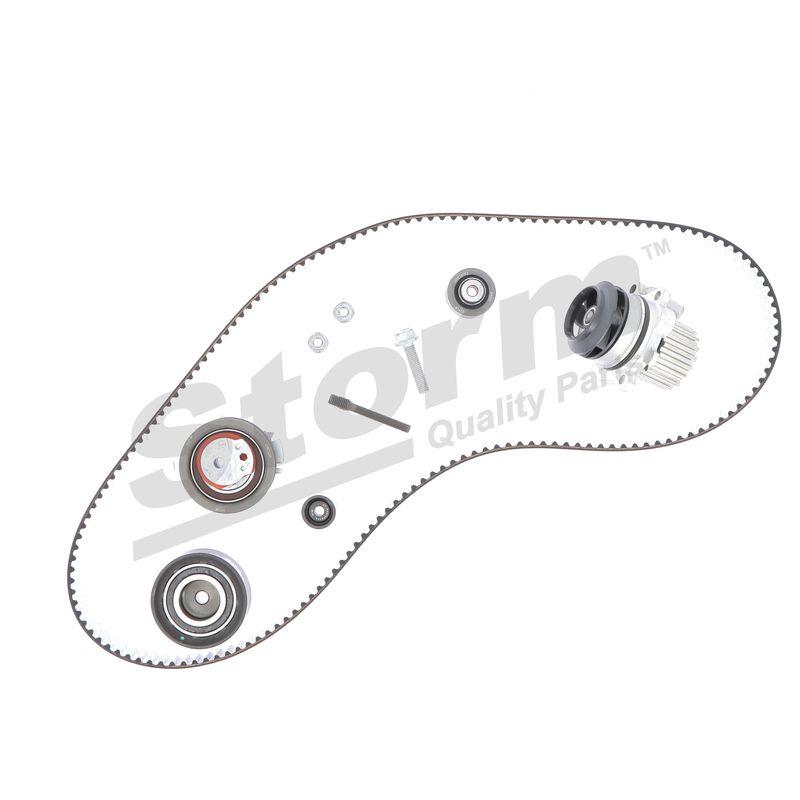 Pompe à eau + kit de courroie crantée STORM QUALITY PARTS 5550791KP