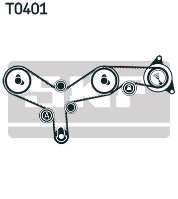 Kit de courroie crantée SKF VKMA 03261