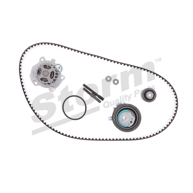 Pompe à eau + kit de courroie crantée STORM QUALITY PARTS 5550584KP