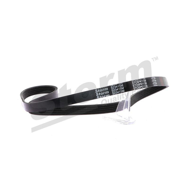 Courroie trapézoïdale à nervures STORM QUALITY PARTS STO5PK1138