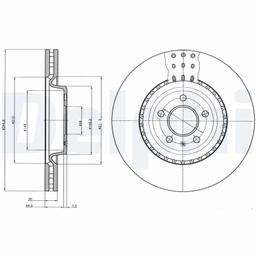 Disque de frein DELPHI BG9110C