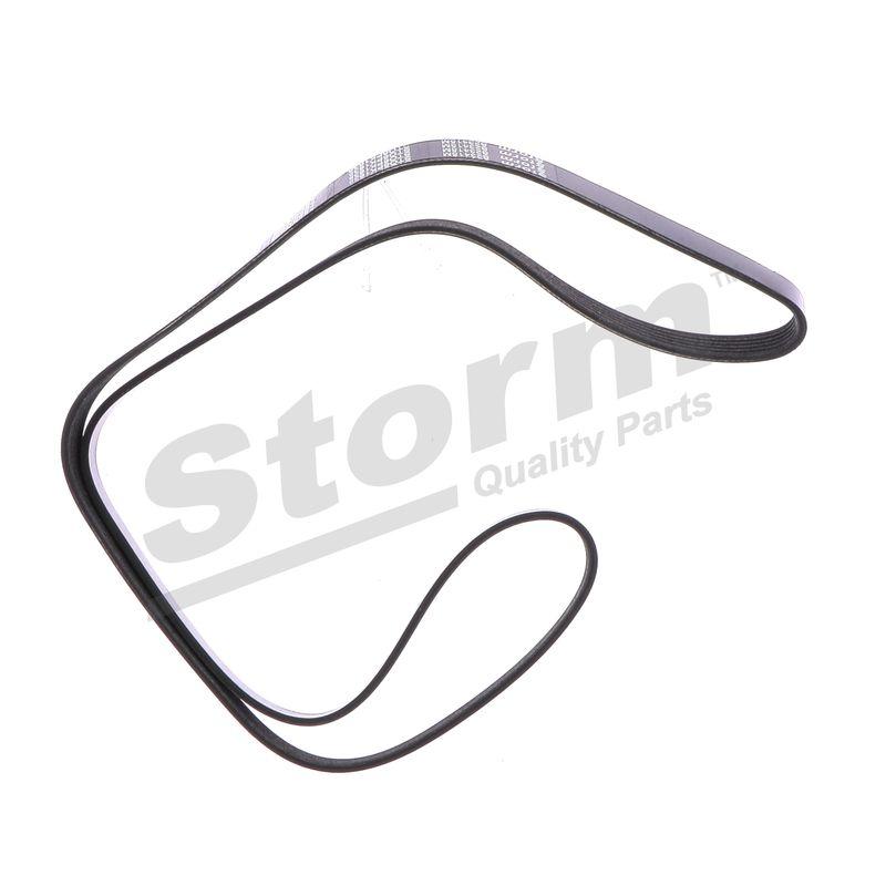 Courroie trapézoïdale à nervures STORM QUALITY PARTS STO6PK1638