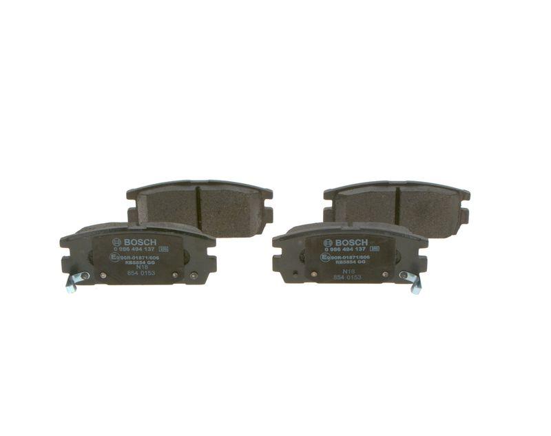 Kit de plaquettes de frein, frein à disque BOSCH 0 986 494 137