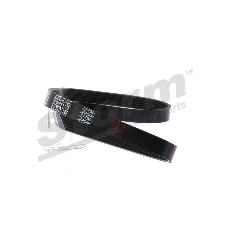 Courroie trapézoïdale à nervures STORM QUALITY PARTS STO6PK1125