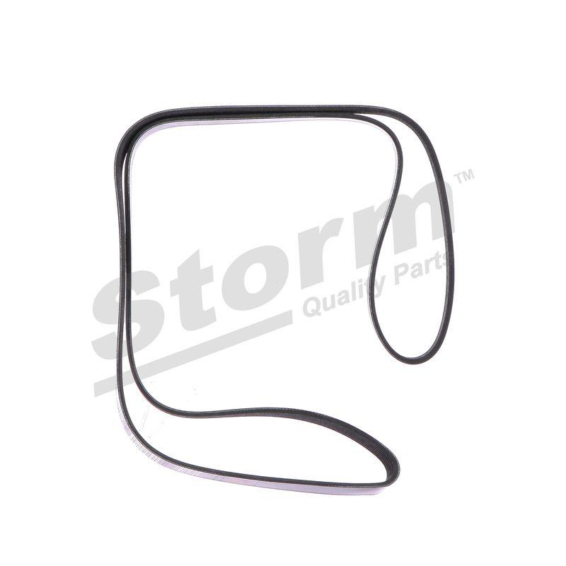 Courroie trapézoïdale à nervures STORM QUALITY PARTS STO6PK1840