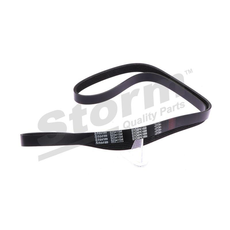 Courroie trapézoïdale à nervures STORM QUALITY PARTS STO6PK1688