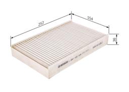 Filtre, air de l'habitacle BOSCH 1987432230