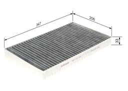 Filtre, air de l'habitacle BOSCH 1987432495