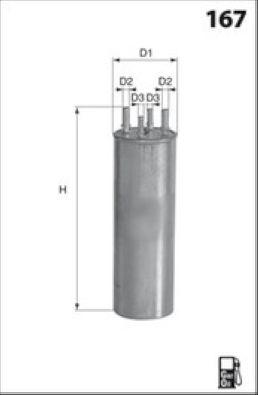 Filtre à carburant MECAFILTER ELG5325