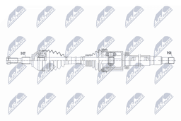 Arbre de transmission NTY NPW-FR-220