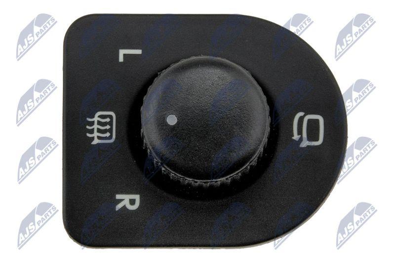Interrupteur, réglage des rétroviseurs extérieurs NTY EWS-VW-116