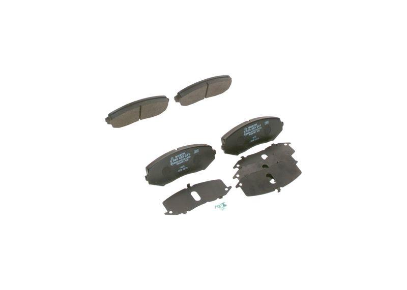 Kit de plaquettes de frein, frein à disque BOSCH 0 986 494 241