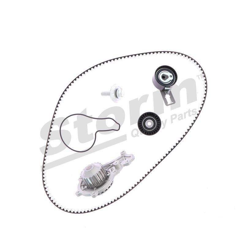 Pompe à eau + kit de courroie crantée STORM QUALITY PARTS 904546KP