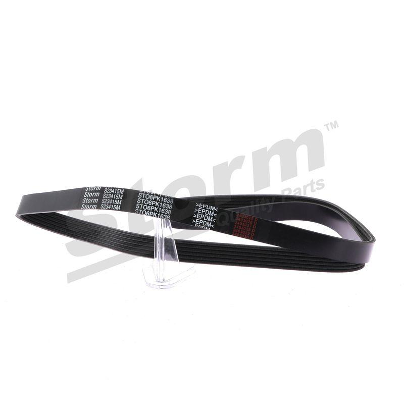 Courroie trapézoïdale à nervures STORM QUALITY PARTS STO6PK1638