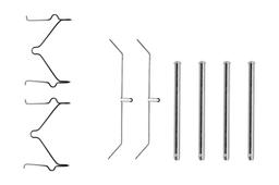 Kit d'accessoires, plaquette de frein à disque BOSCH 1987474350