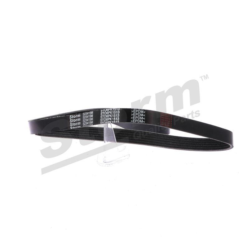 Courroie trapézoïdale à nervures STORM QUALITY PARTS STO6PK1513