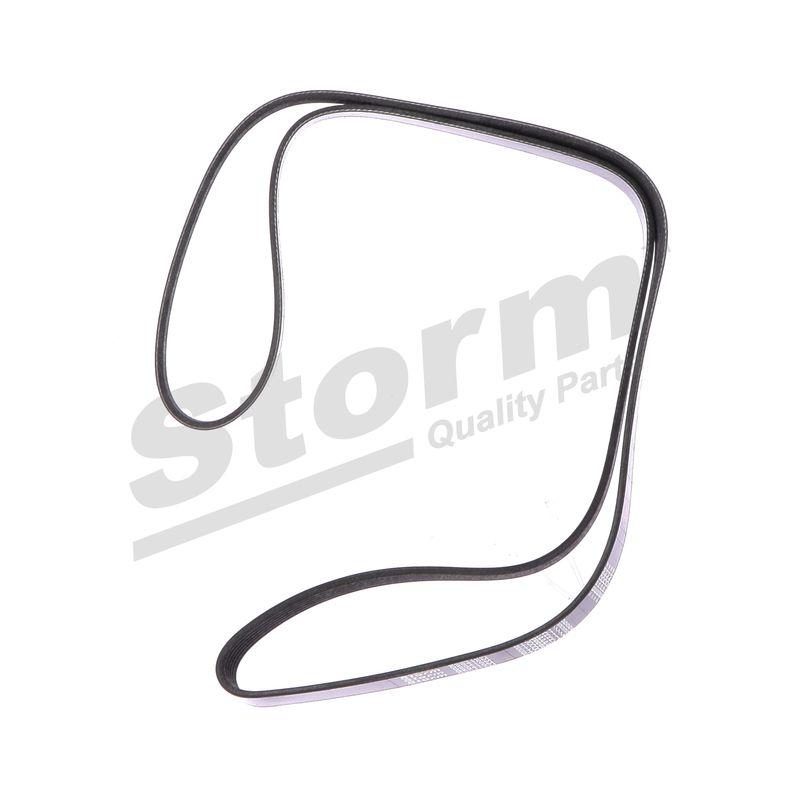 Courroie trapézoïdale à nervures STORM QUALITY PARTS STO6PK1725