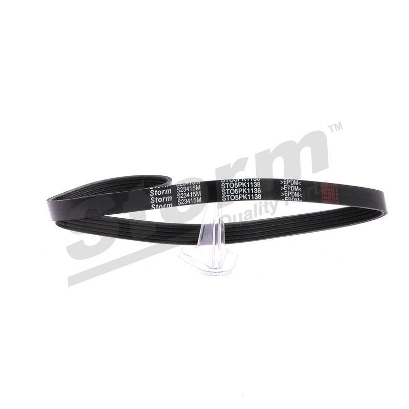 Courroie trapézoïdale à nervures STORM QUALITY PARTS STO5PK1138