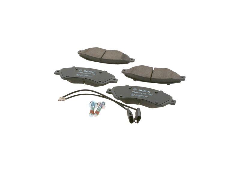 Kit de plaquettes de frein, frein à disque BOSCH 0 986 494 236