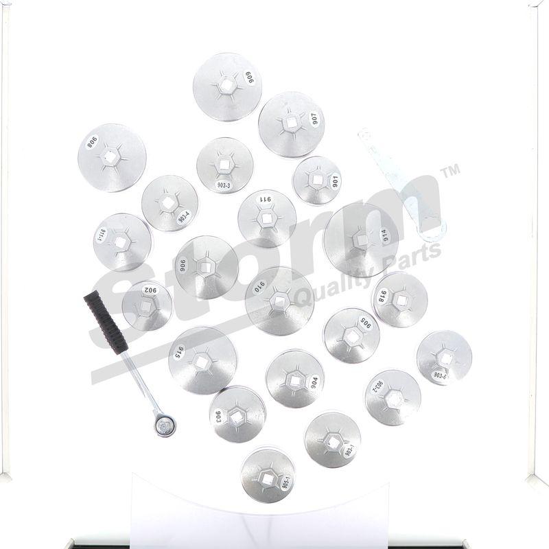 Kit clé coiffe pour filtre à huile STORM QUALITY PARTS 555509
