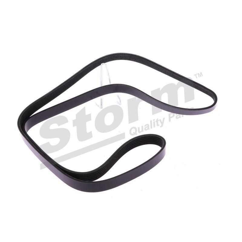 Courroie trapézoïdale à nervures STORM QUALITY PARTS STO6PK1638