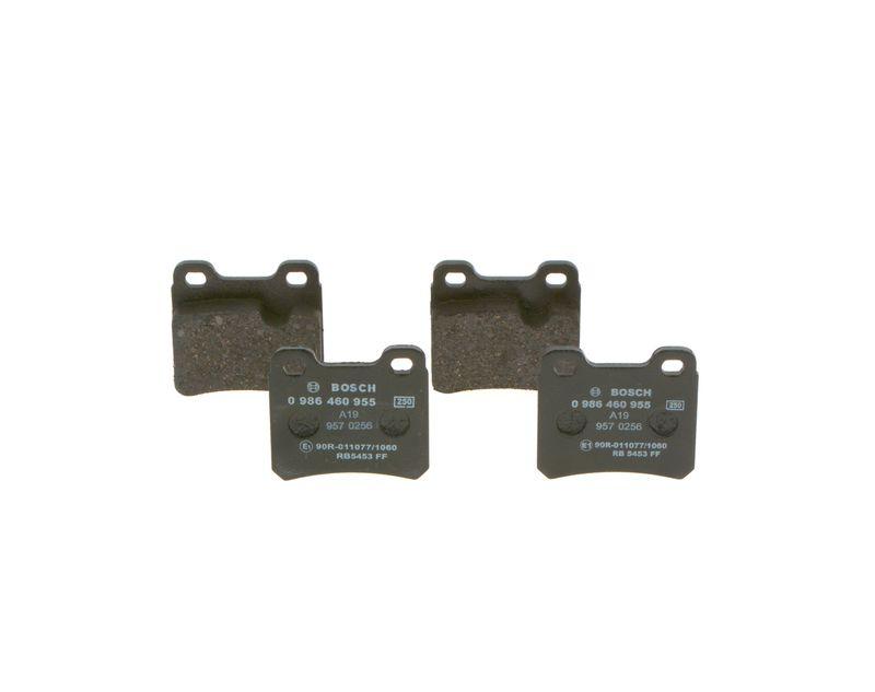 Kit de plaquettes de frein, frein à disque BOSCH 0 986 460 955