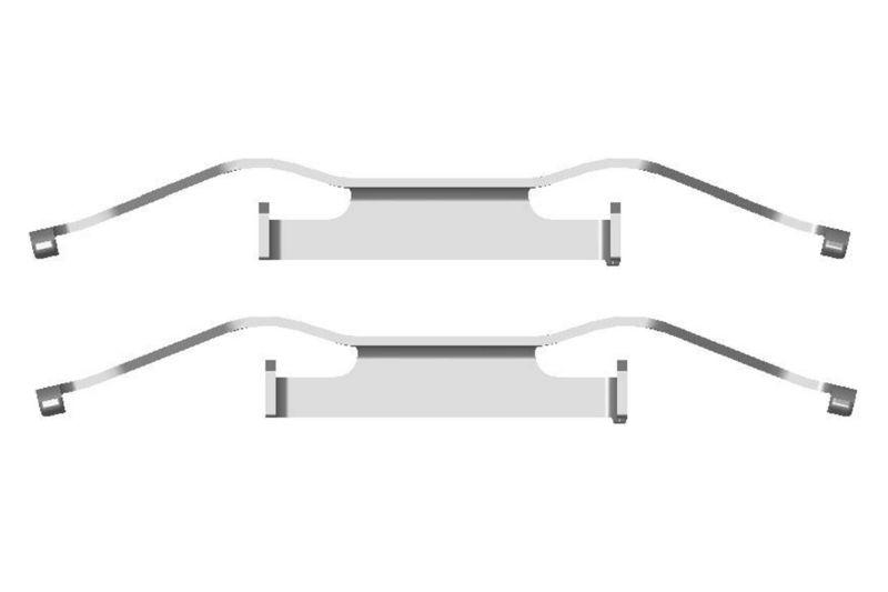 Kit d'accessoires, plaquette de frein à disque BOSCH 1 987 474 433