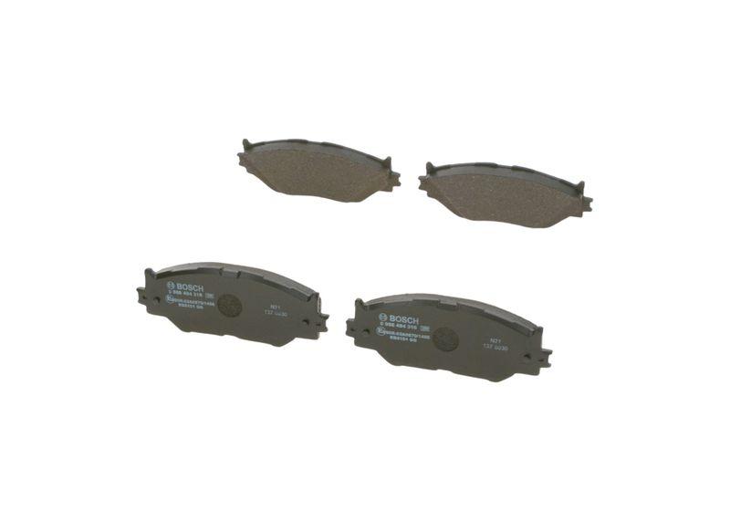 Kit de plaquettes de frein, frein à disque BOSCH 0 986 494 316