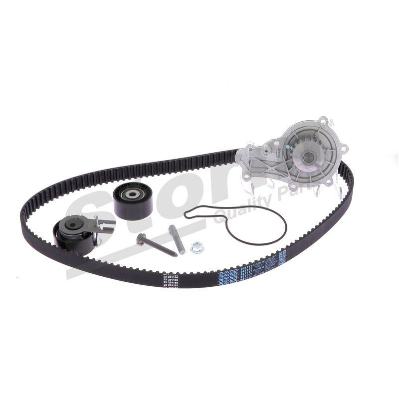 Pompe à eau + kit de courroie crantée STORM QUALITY PARTS 904487KP