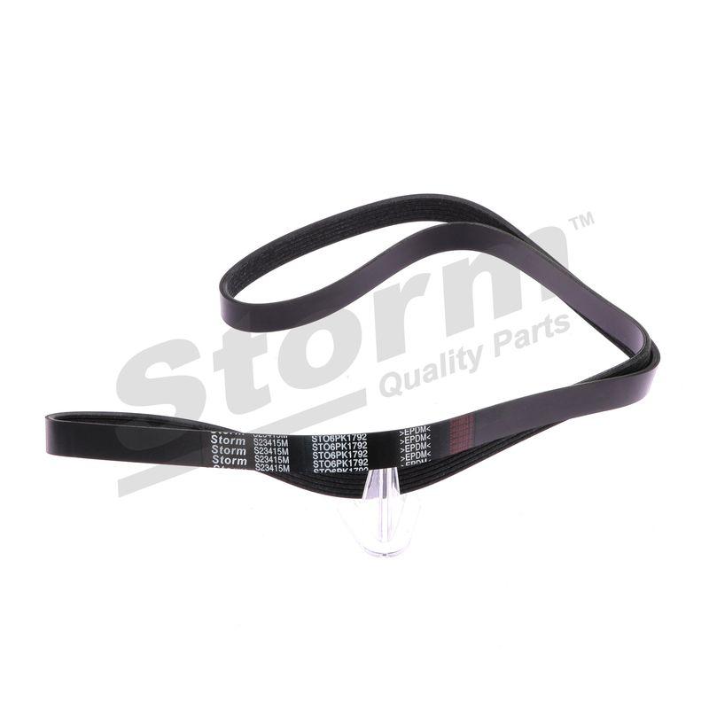 Courroie trapézoïdale à nervures STORM QUALITY PARTS STO6PK1792